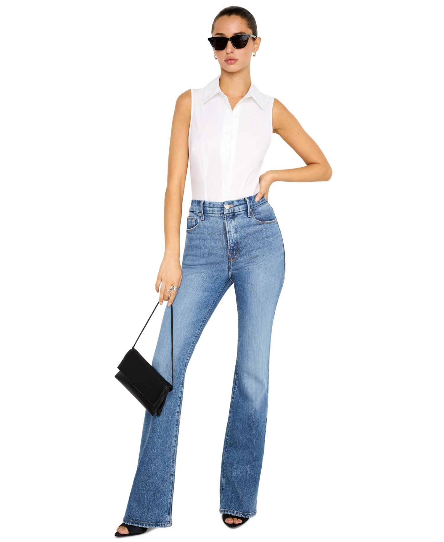 Petite High-Rise Bootcut Jeans