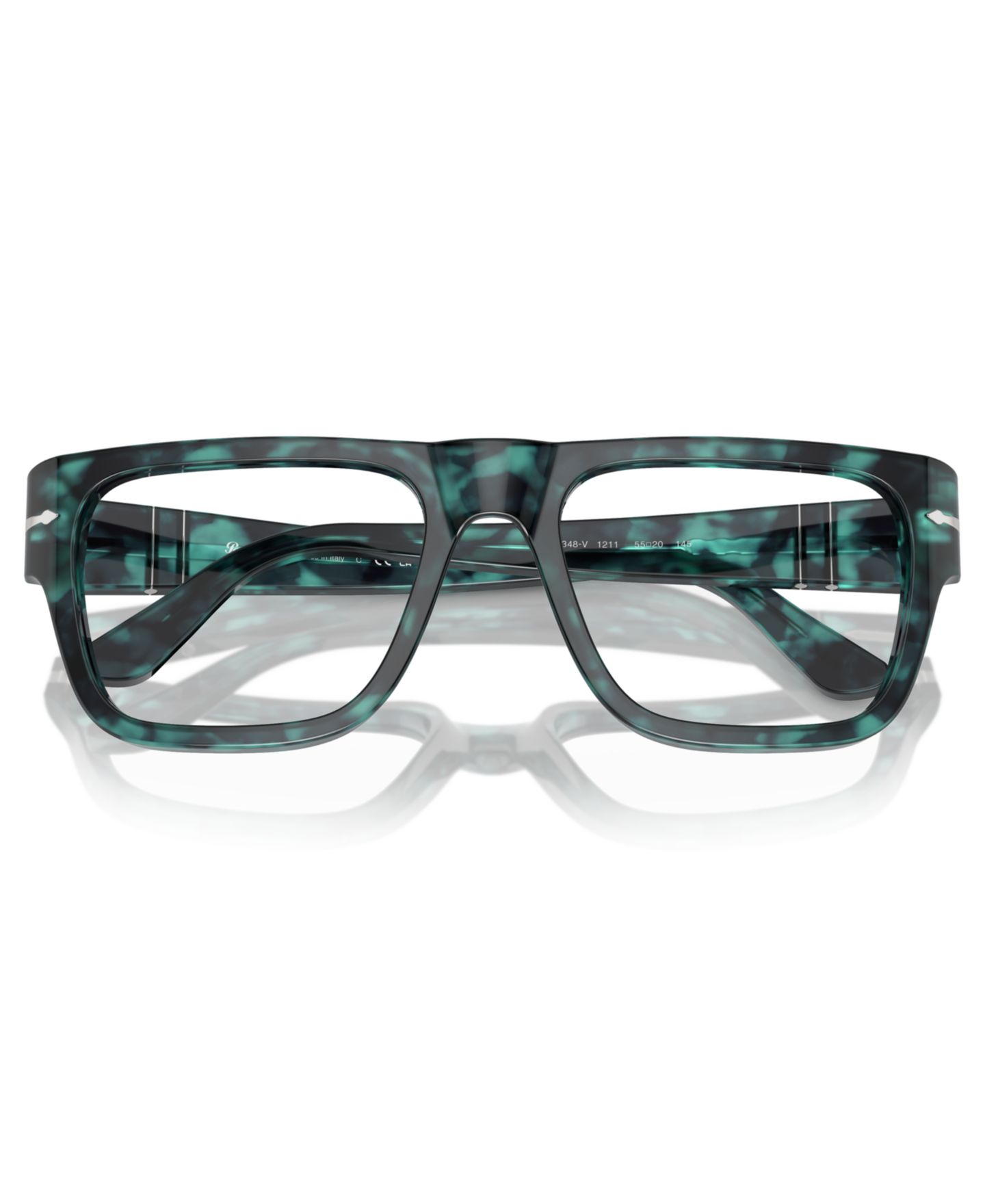 Очки Persol Unisex Eyeglasses, PO3348V, цвет: Синий гавана — фото 3