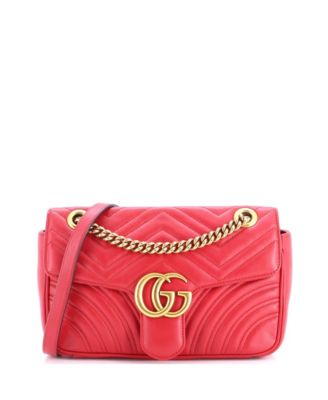 Medium GG Marmont Flap Bag Matelasse Leather