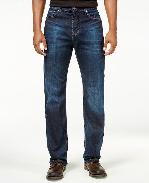 Calvin Klein Jeans Men's Big and Tall Stretch Relaxed Fit Jeans - Jeans ...
