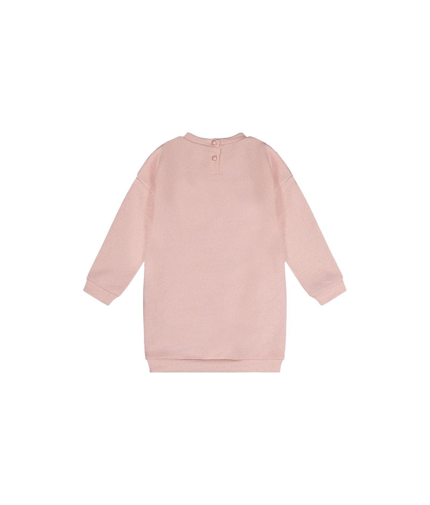 Платье Deux par Deux Sweatshirt Dress для девочек, цвет: Пыльный розовый — фото 5