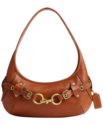 Belted Ergo Leather Medium Shoulder Handbag