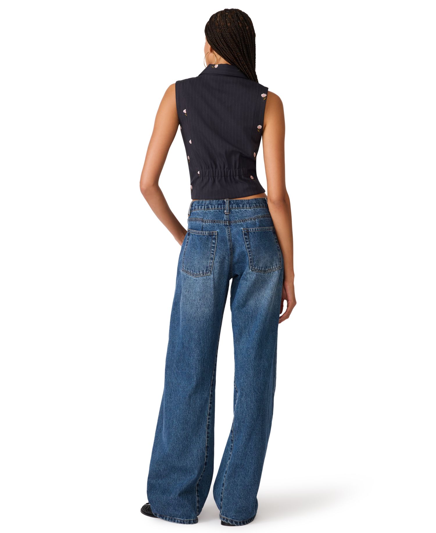 Women's Britton V-Neck Button-Front Vest Top