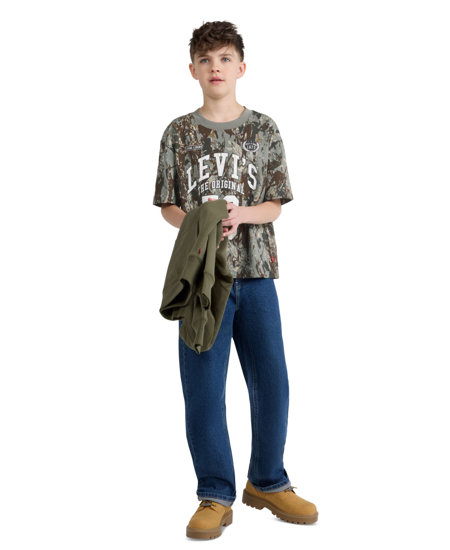 Boys 8-20 Tree Camo Short-Sleeve T-Shirt