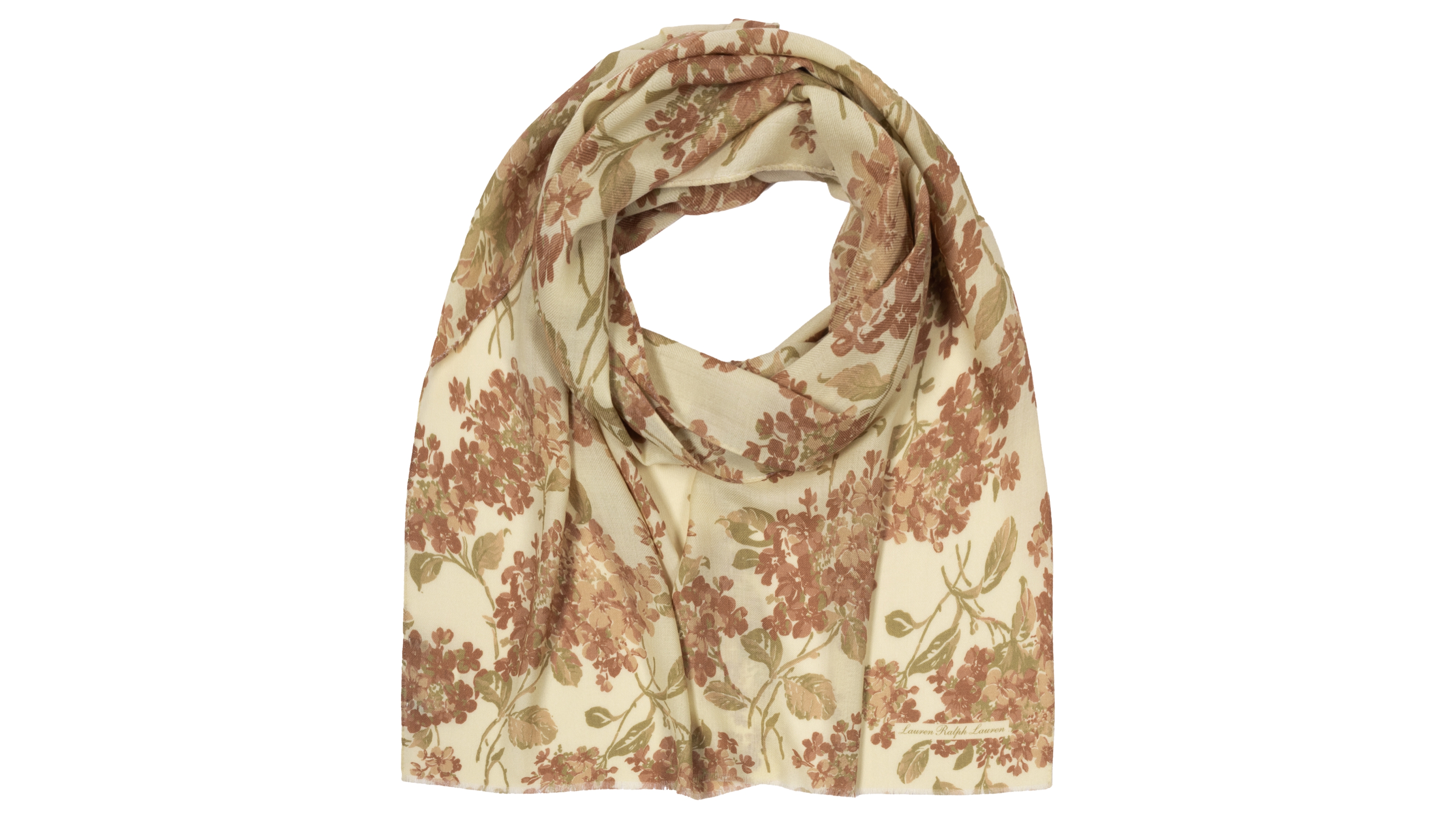 Lauren Ralph Floral Oversized Wrap