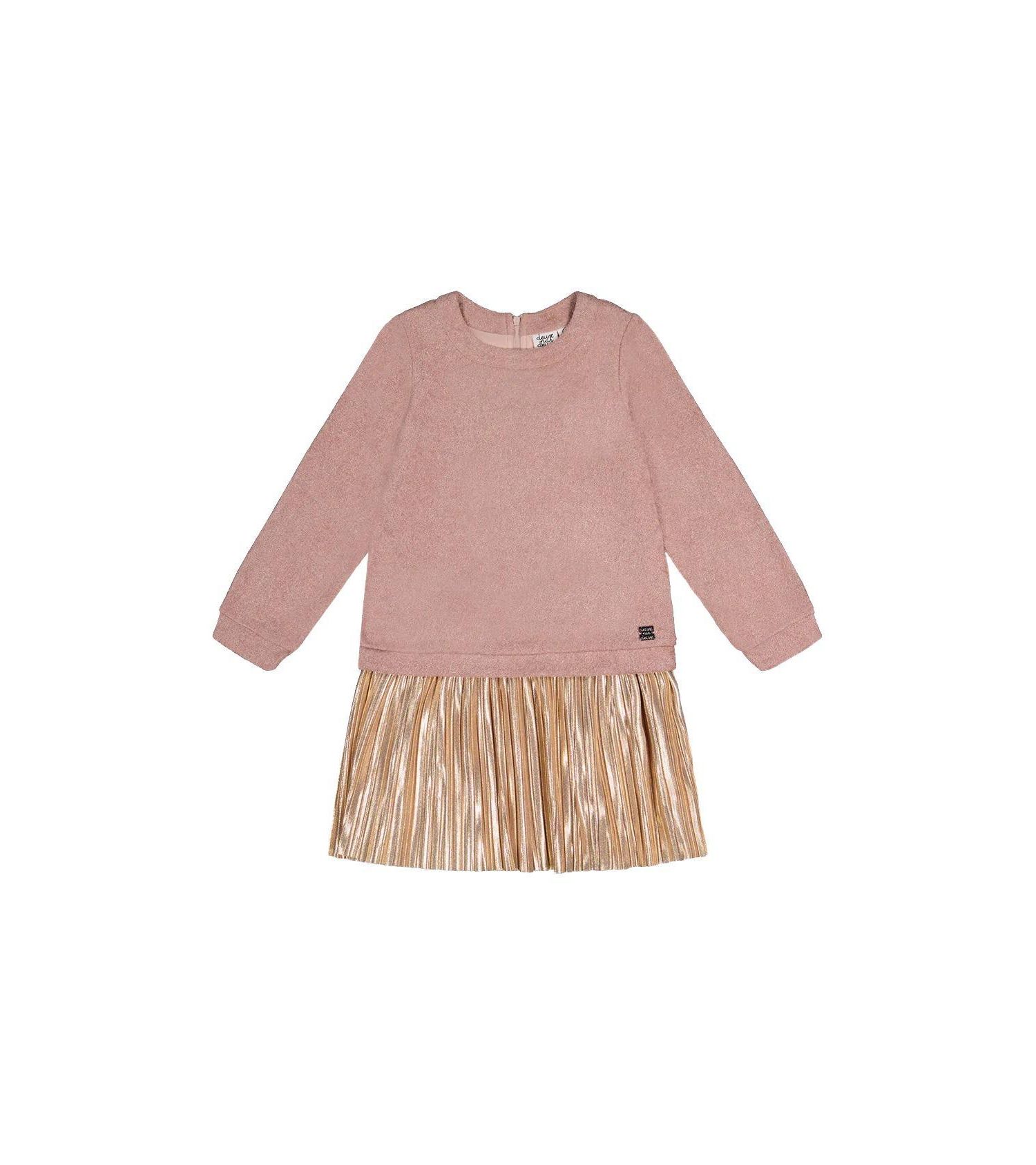 Little and Big Girl's (6-14) Bi-Material Dress