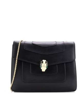 Medium Serpenti Forever Square Shoulder Bag Leather