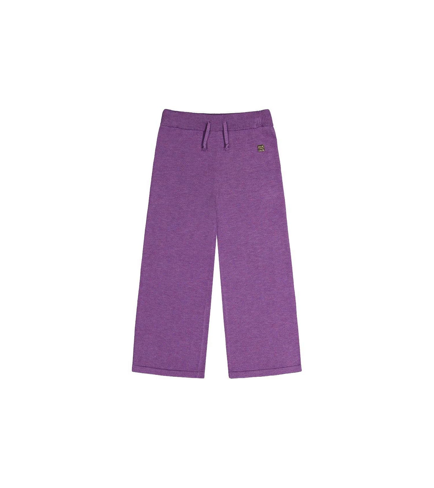 Little and Big Girl (6-12) Knitted Wide Leg Pants