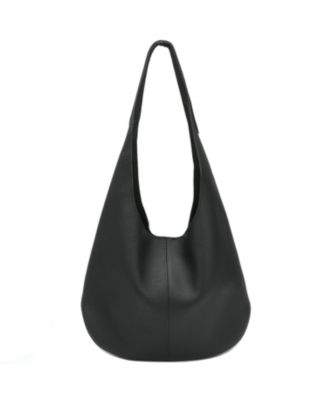 Arc Leather Crescent Hobo Bag Soft Pebbled Shoulder Bag Casual Slouchy Handbag