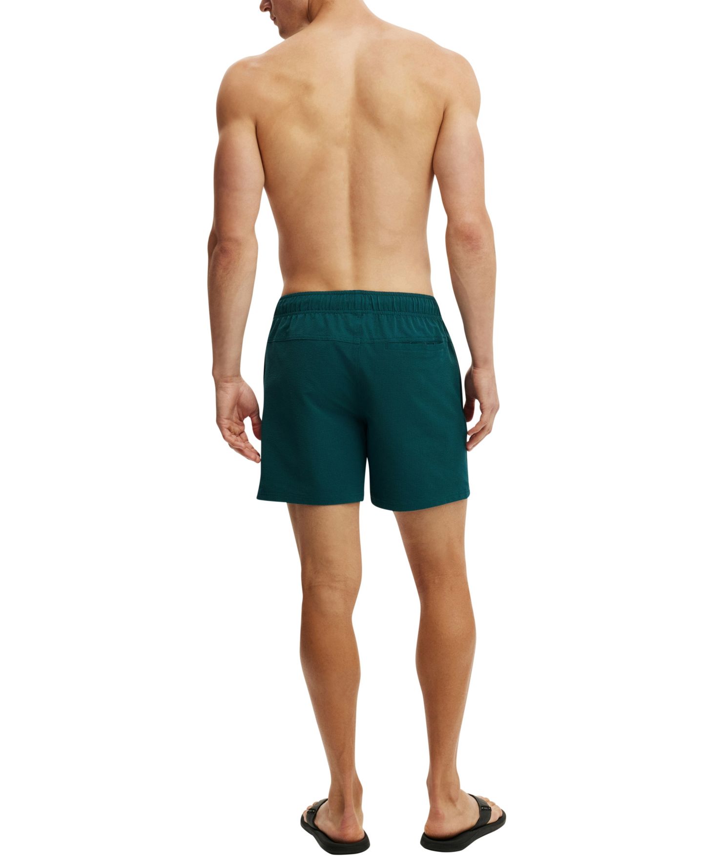 Мужские шорты COTTON ON Swim Strech Pull-On, цвет: Зелёный — фото 3