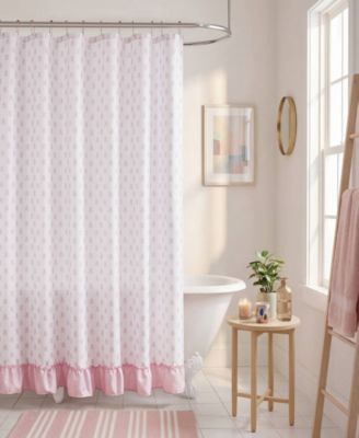 Savanna Floral Ruffle 13-Piece Shower Curtain Set