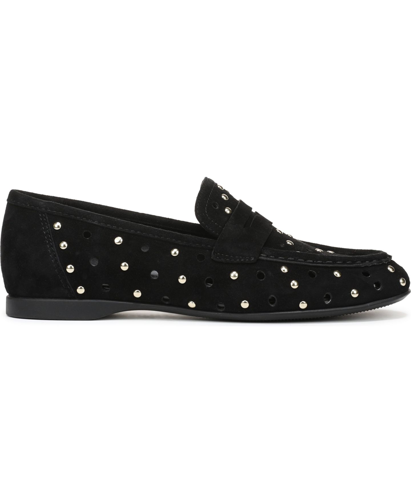 Женские туфли Naturalizer Bloom-Stud Slip-On, цвет: Чёрный замшевый — фото 2