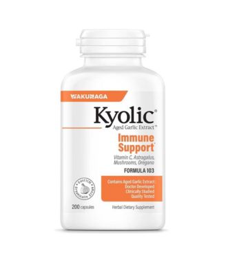 Aged Garlic Extract Formula 103, Immune Support, 200 Capsules