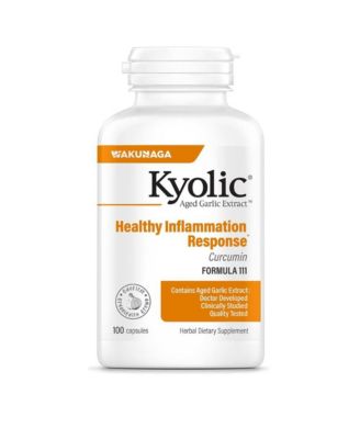 Aged Garlic Extract Formula 111, Healthy Inflammation Response, Curcumin, 100 Capsules