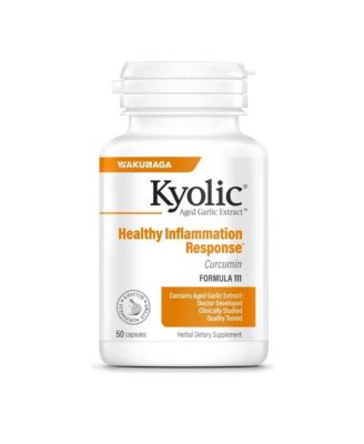 Aged Garlic Extract Formula 111, Healthy Inflammation Response, Curcumin, 50 Capsules