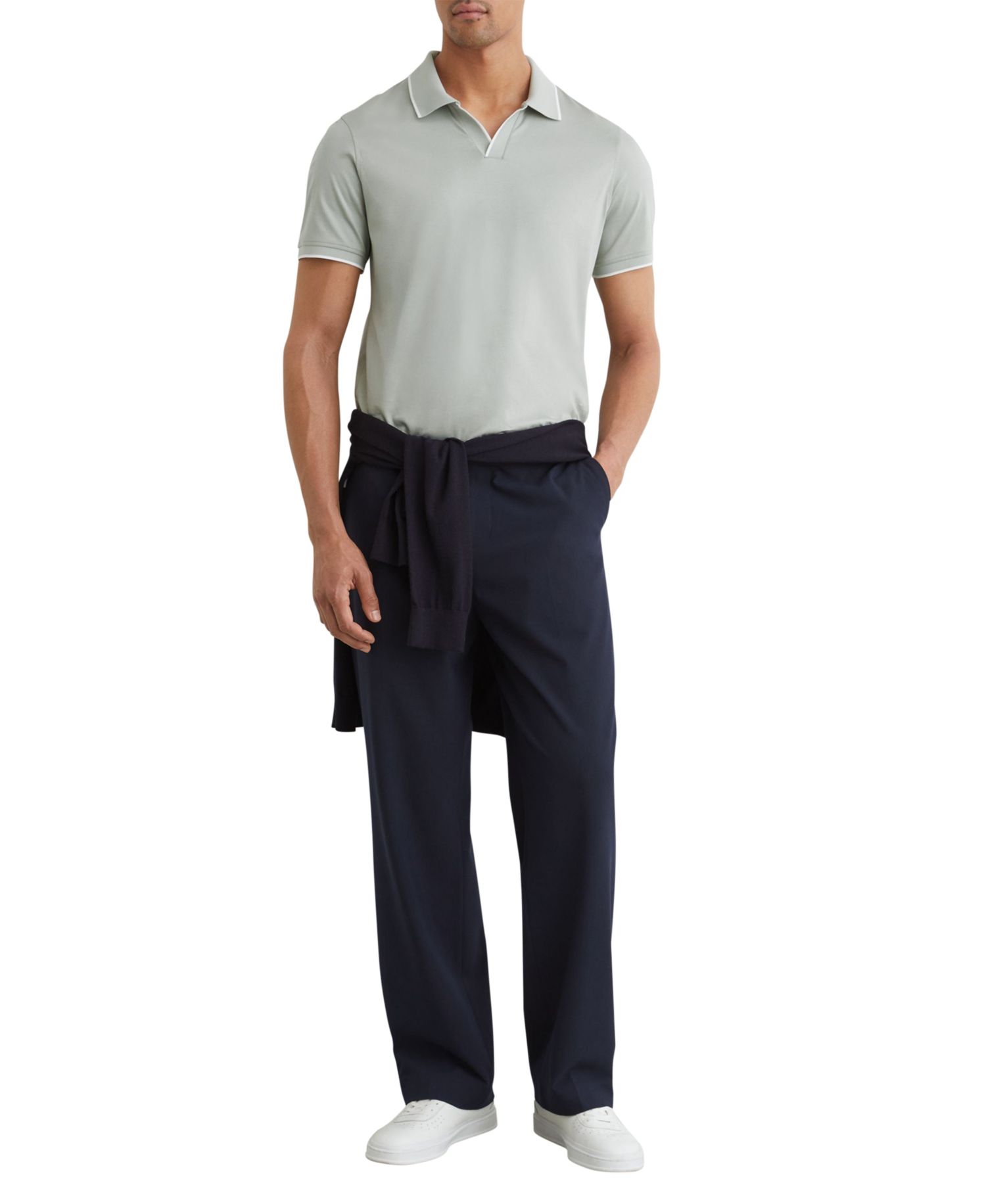 Men's Nico Air-Water Cotton Tipped Polo Shirt