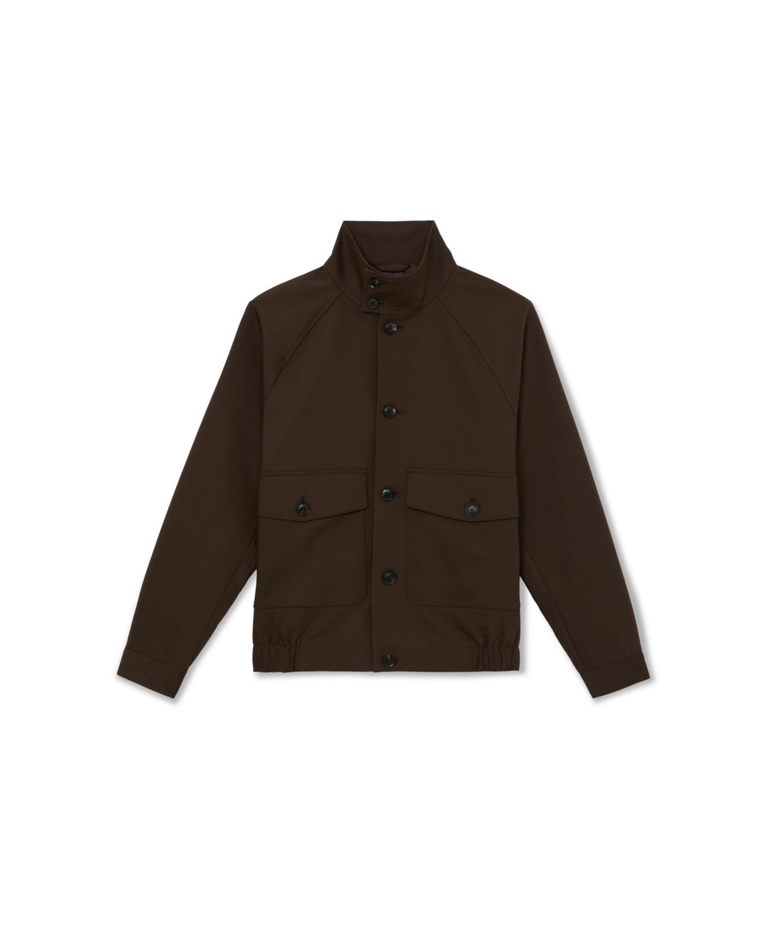 Men's Romano Cotton-Blend Harrington Jacket