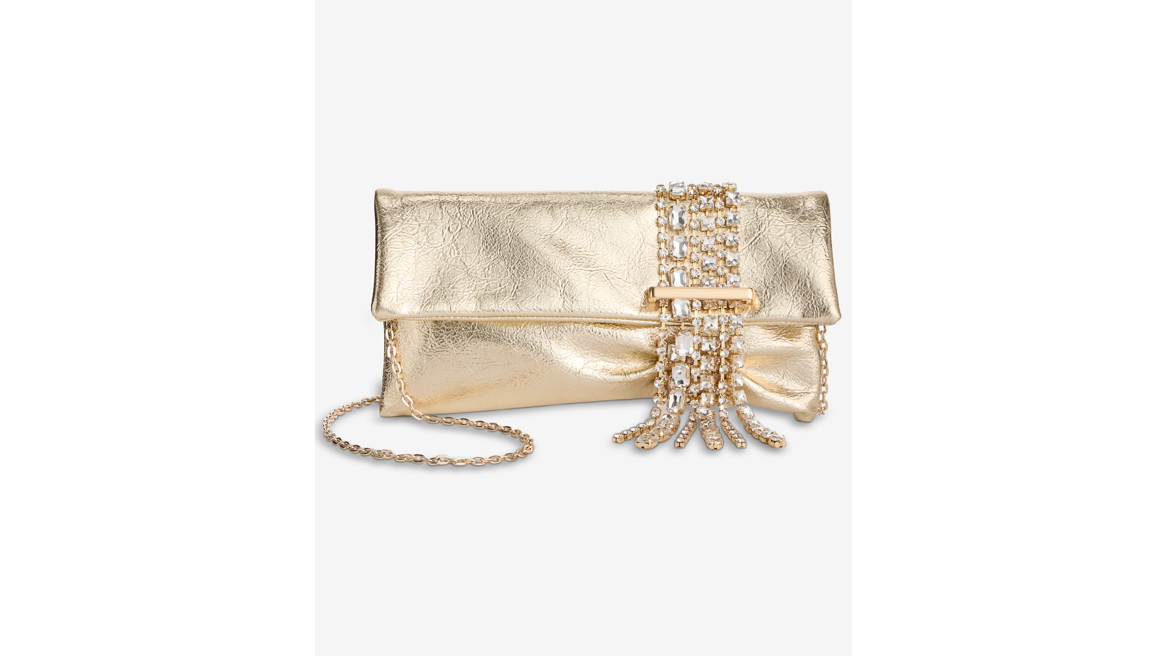 I.n.c. International Concepts Crystal Fringe Evening Clutch Handbag