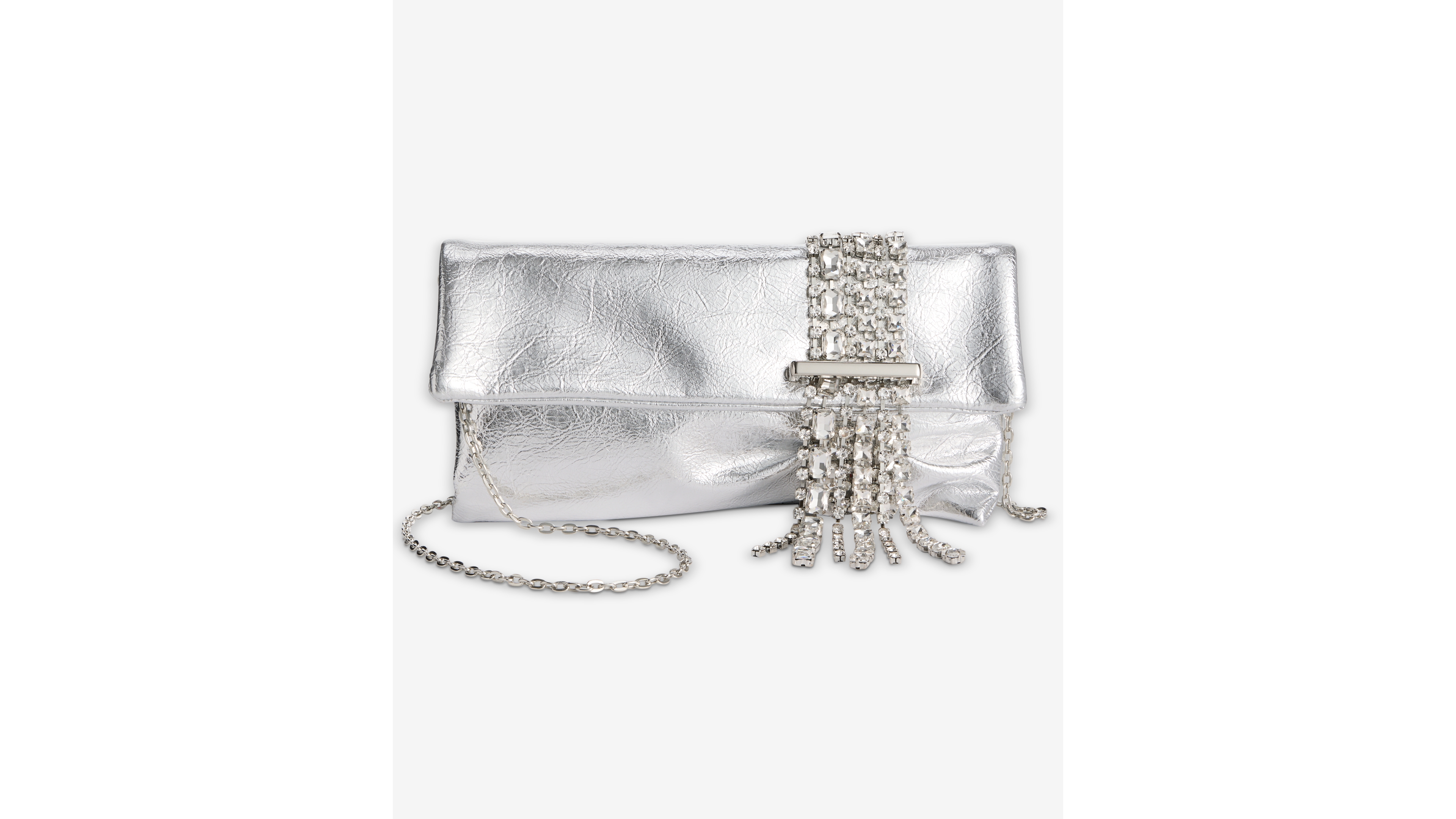 I.n.c. International Concepts Crystal Fringe Evening Clutch Handbag