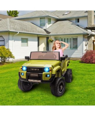 44.9 x 26.8 x 14.6 Inch Kids Electric Ride On Car 4WD, 24V Battery Powered Off-Road Vehicle with Remote, 2-Seater for Outdoor Play