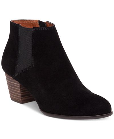 Lucky Brand Women's Tulayne Block-Heel Gore Booties