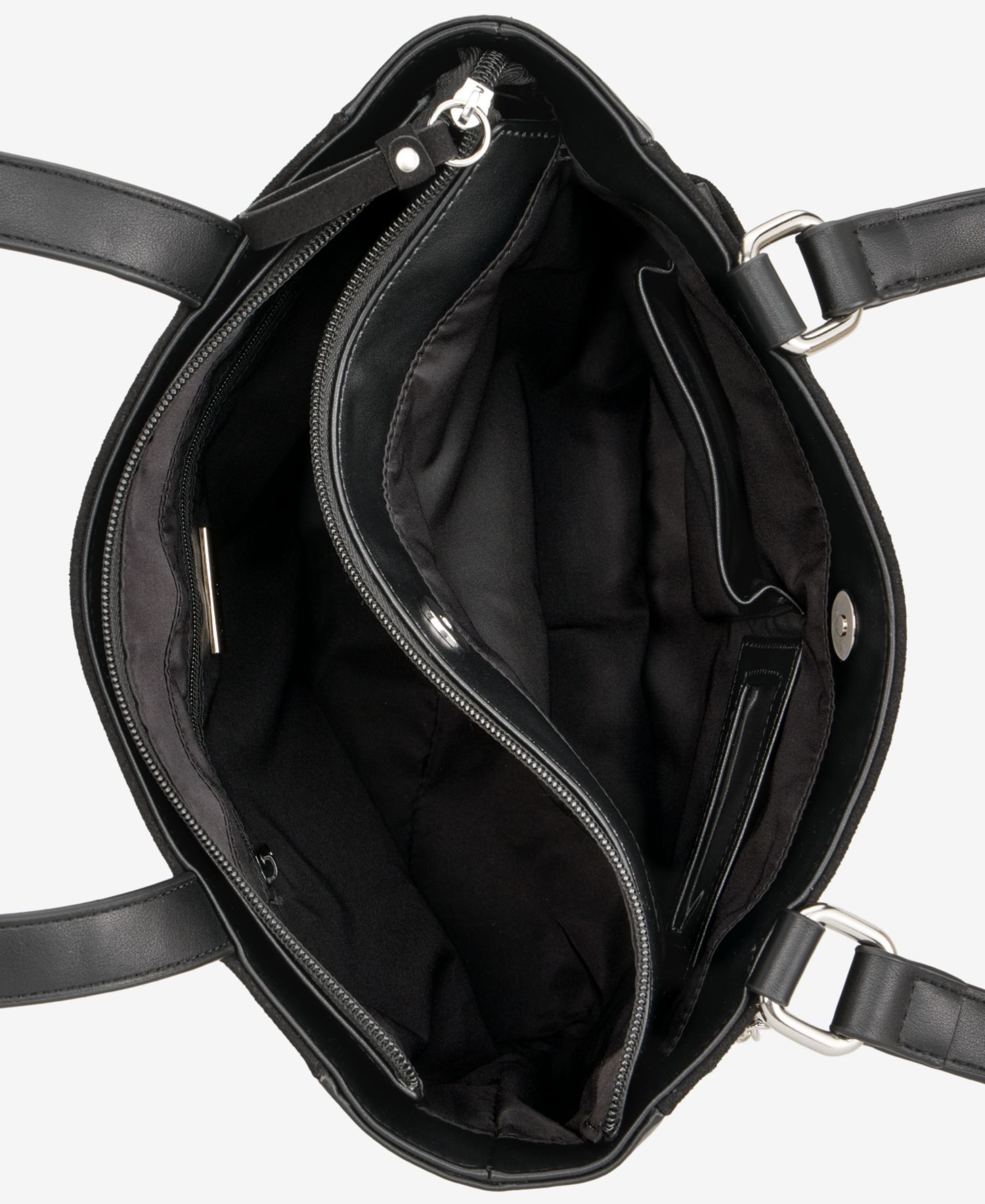 Nappa Suede Combo Tulip Tote