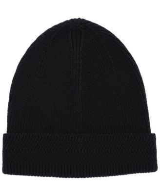 Men's Merino Wool Ribbed Beanie