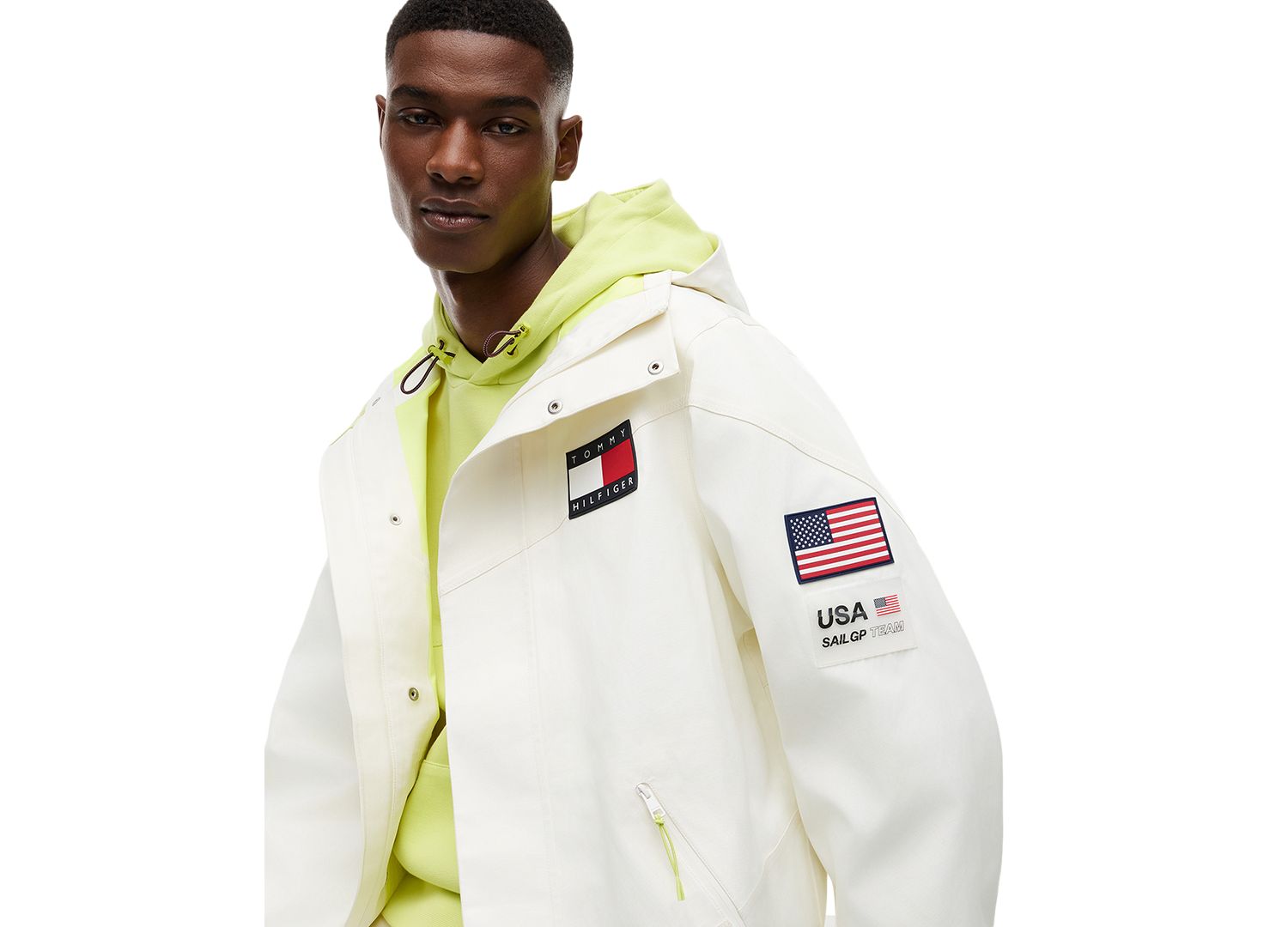 x U.S. SailGP Men's Windbreaker Jacket