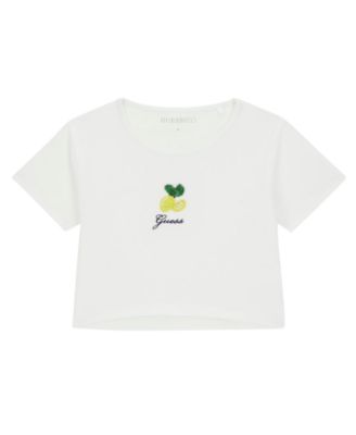 Girls' 7-16 Embroidered Short-Sleeve T-Shirt