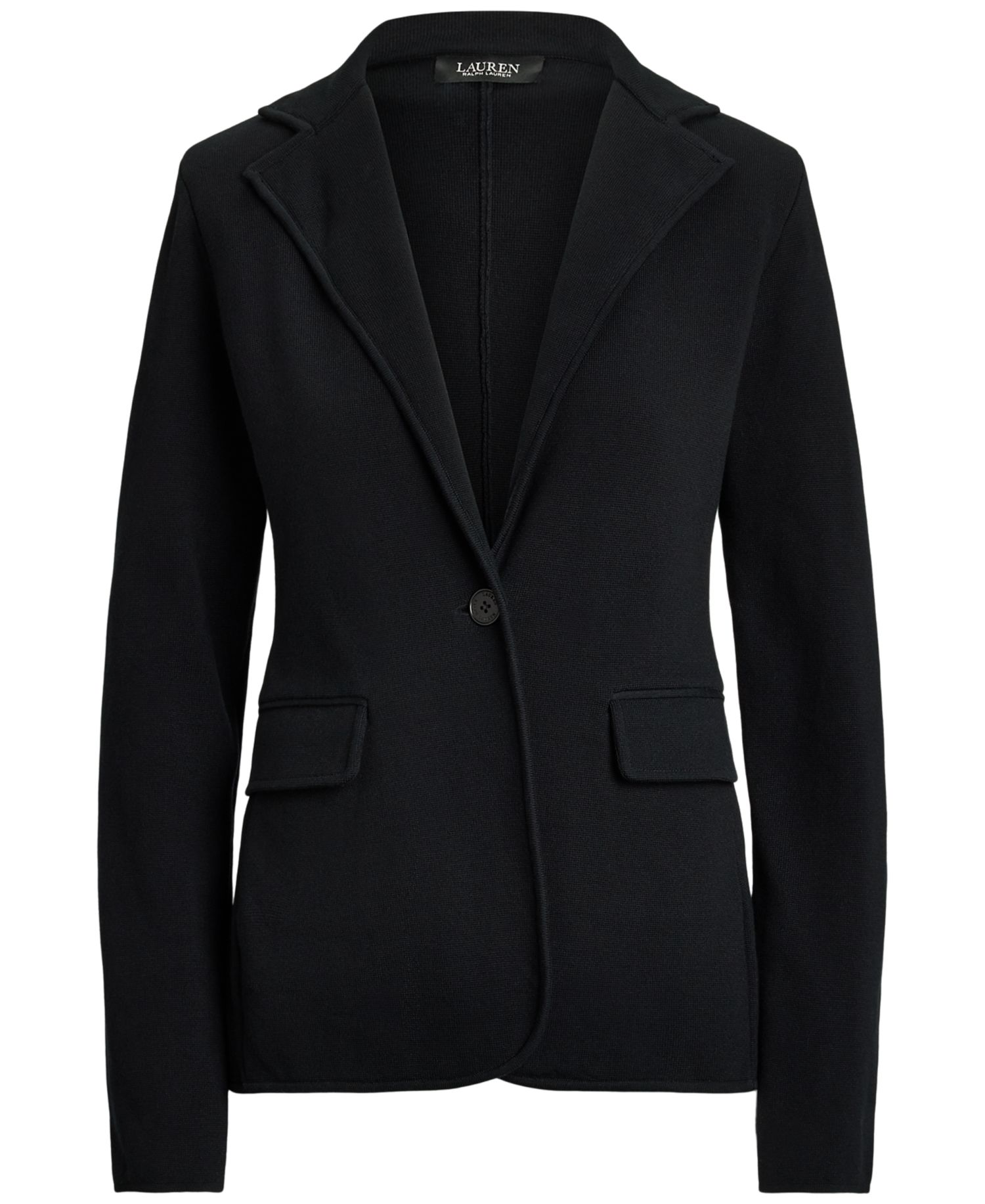 Petite Cotton-Blend Sweater Blazer