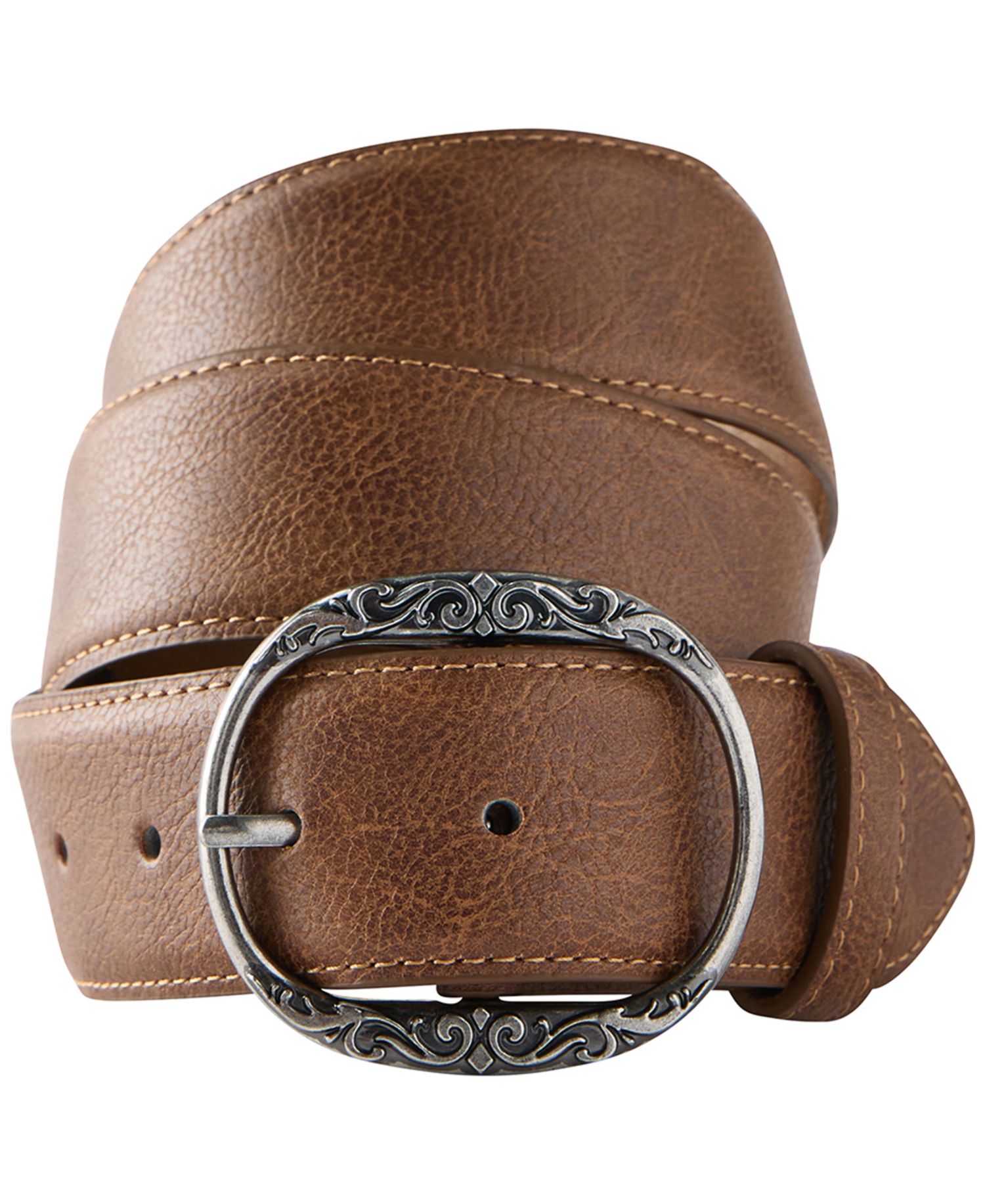 Men's Oval Buckle Belt