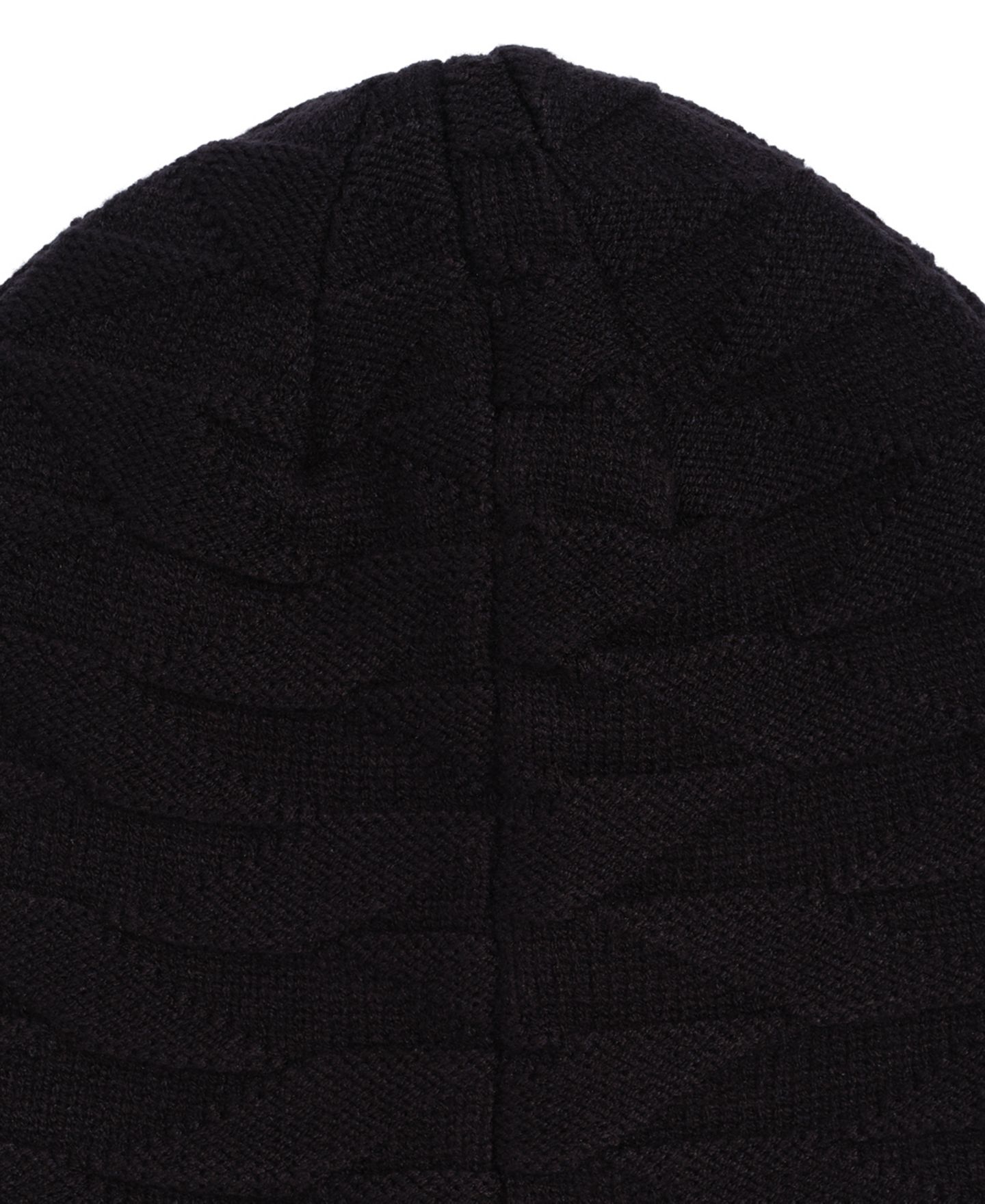 Мужская шапка Alfani Fleece-Lined Chevron, цвет: Чёрный — фото 3