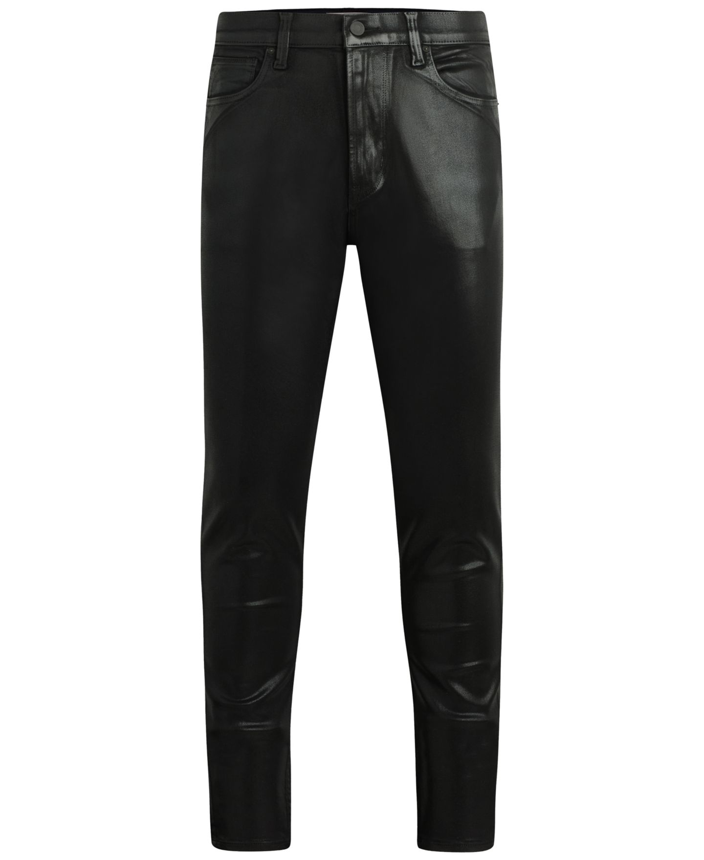 Мужские джинсы Hudson Jeans Zack Skinny Zip-Fly Mid-rise, цвет: Угольно-чёрный — фото 5