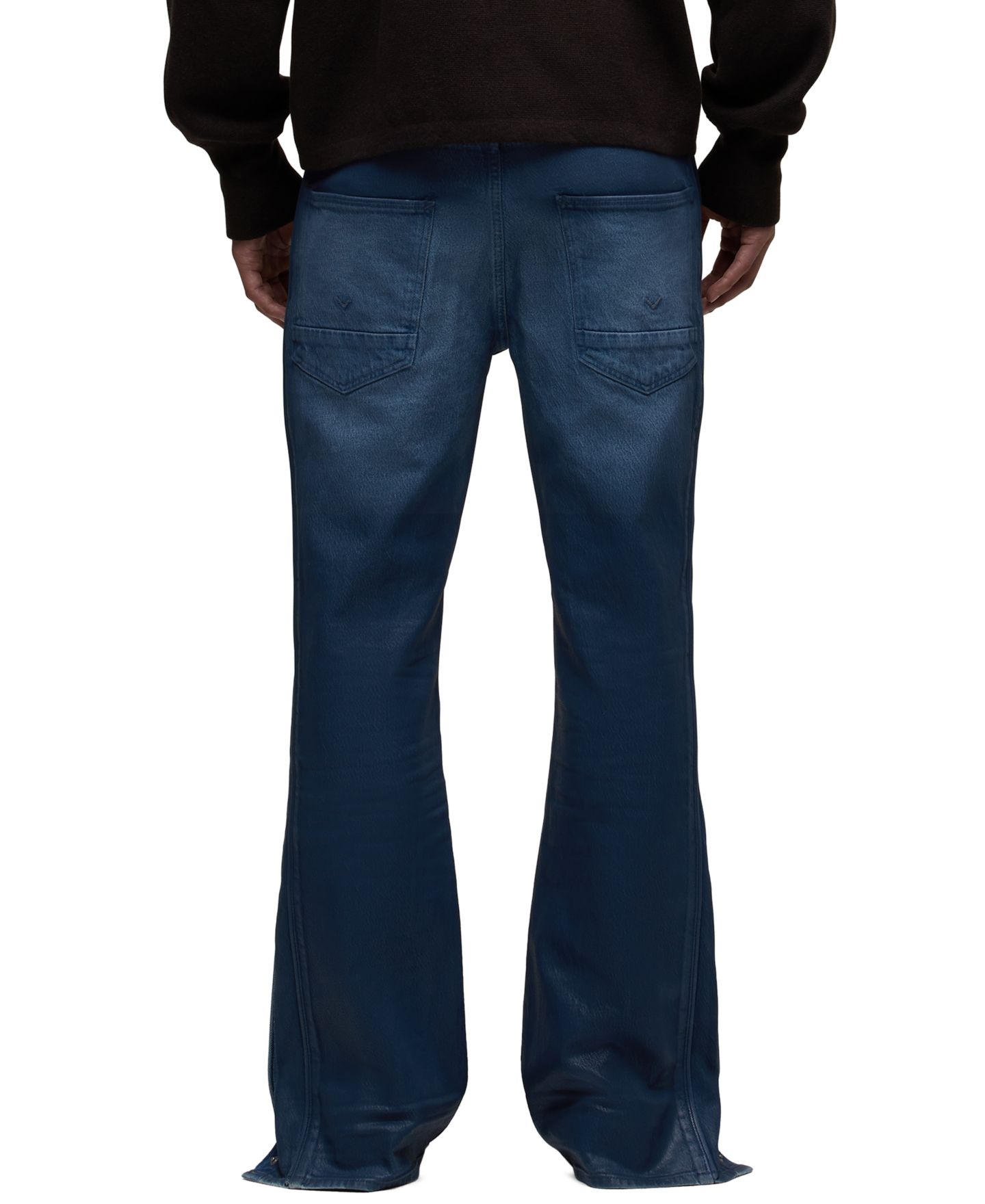 Мужские джинсы Hudson Jeans Walker Track Zip-Fly Bootcut, цвет: Тёмно-синий — фото 5