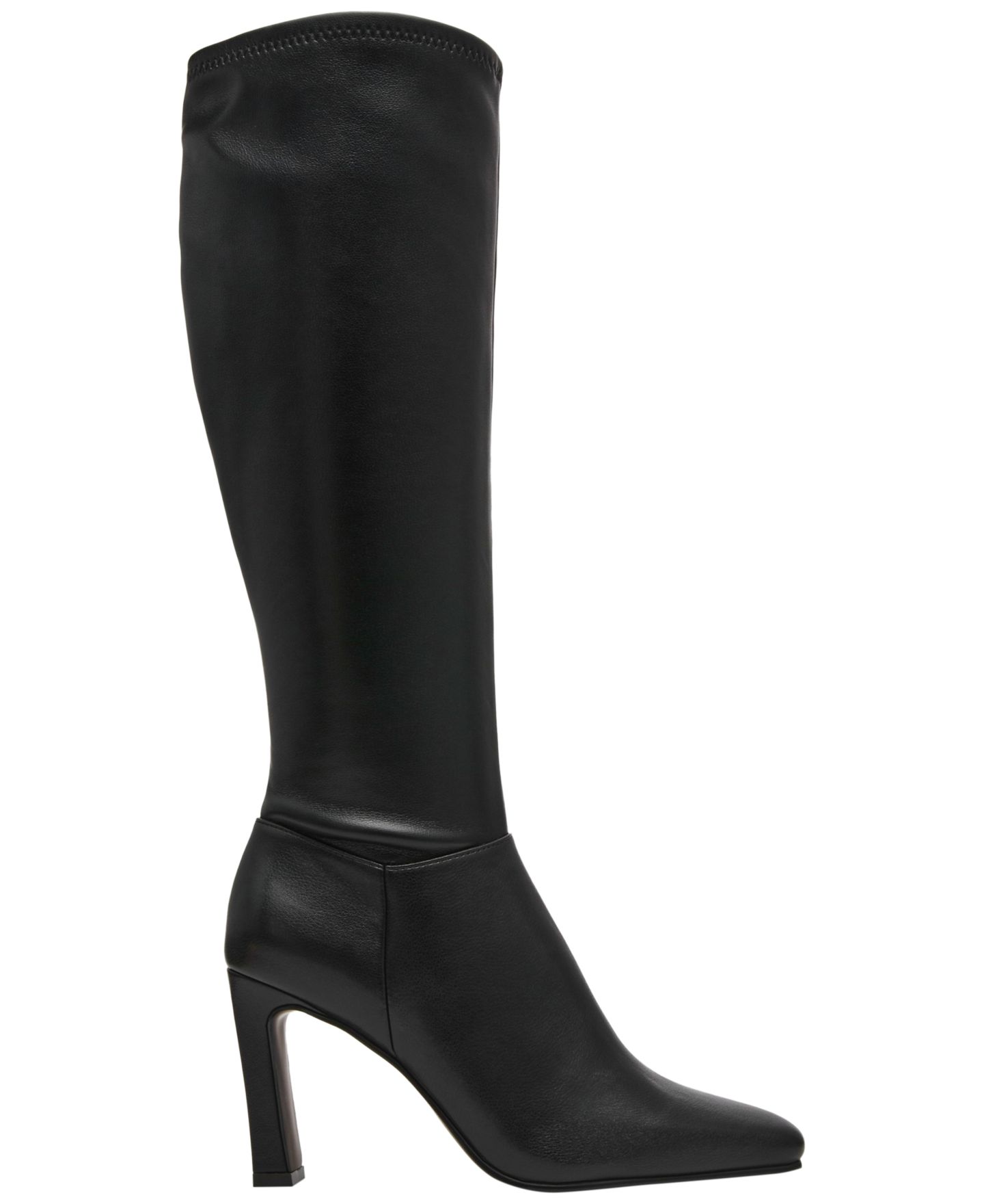 Женские ботинки Steve Madden Fior Knee-High Dress Boots, Regular & Wide Calf, цвет: Чёрный гладкий — фото 2