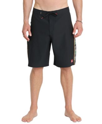 Men's Stretch Contrast Side Panel Swim Shorts