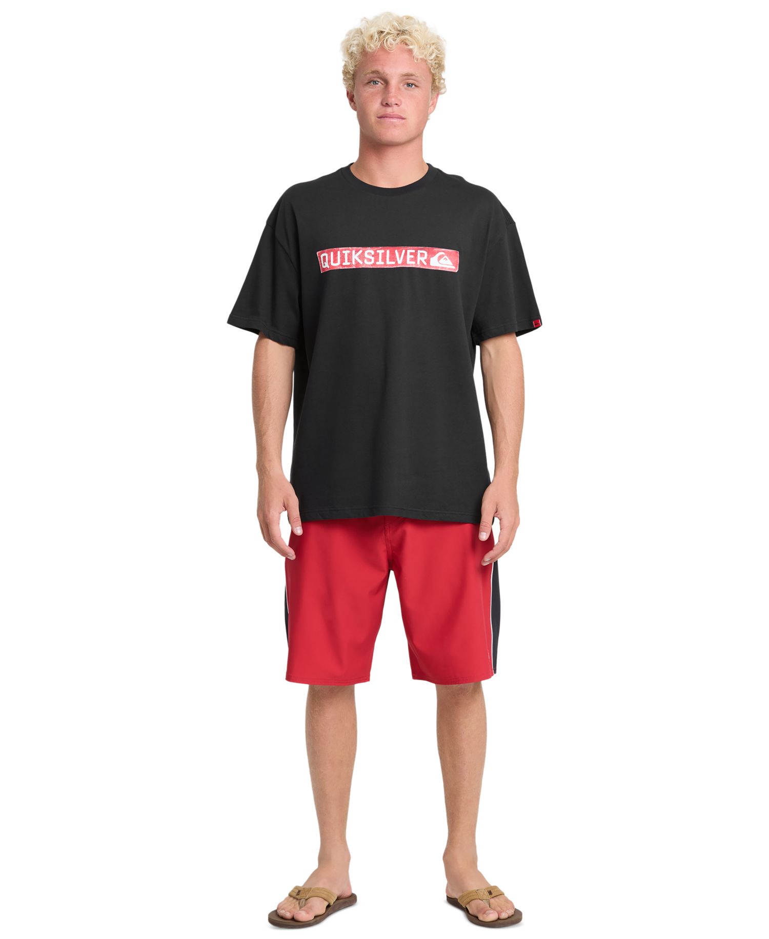 Men's Young Guns Clicker Red Box Oversized T-Shirt
