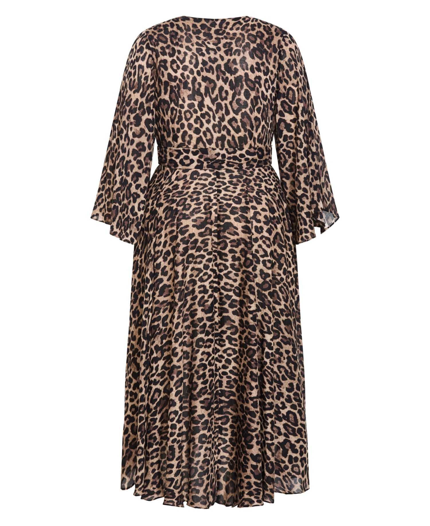 Plus Size Eva Print Wrap Maxi Dress