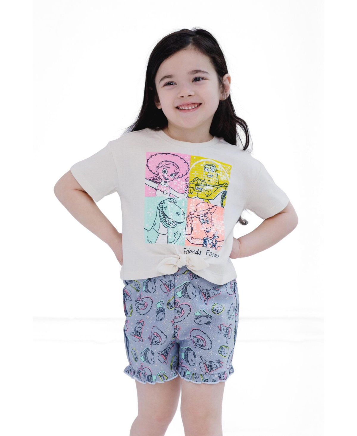 Toy Story Toddler Girls (2T-5T) 2-Piece T-Shirt and Shorts Set