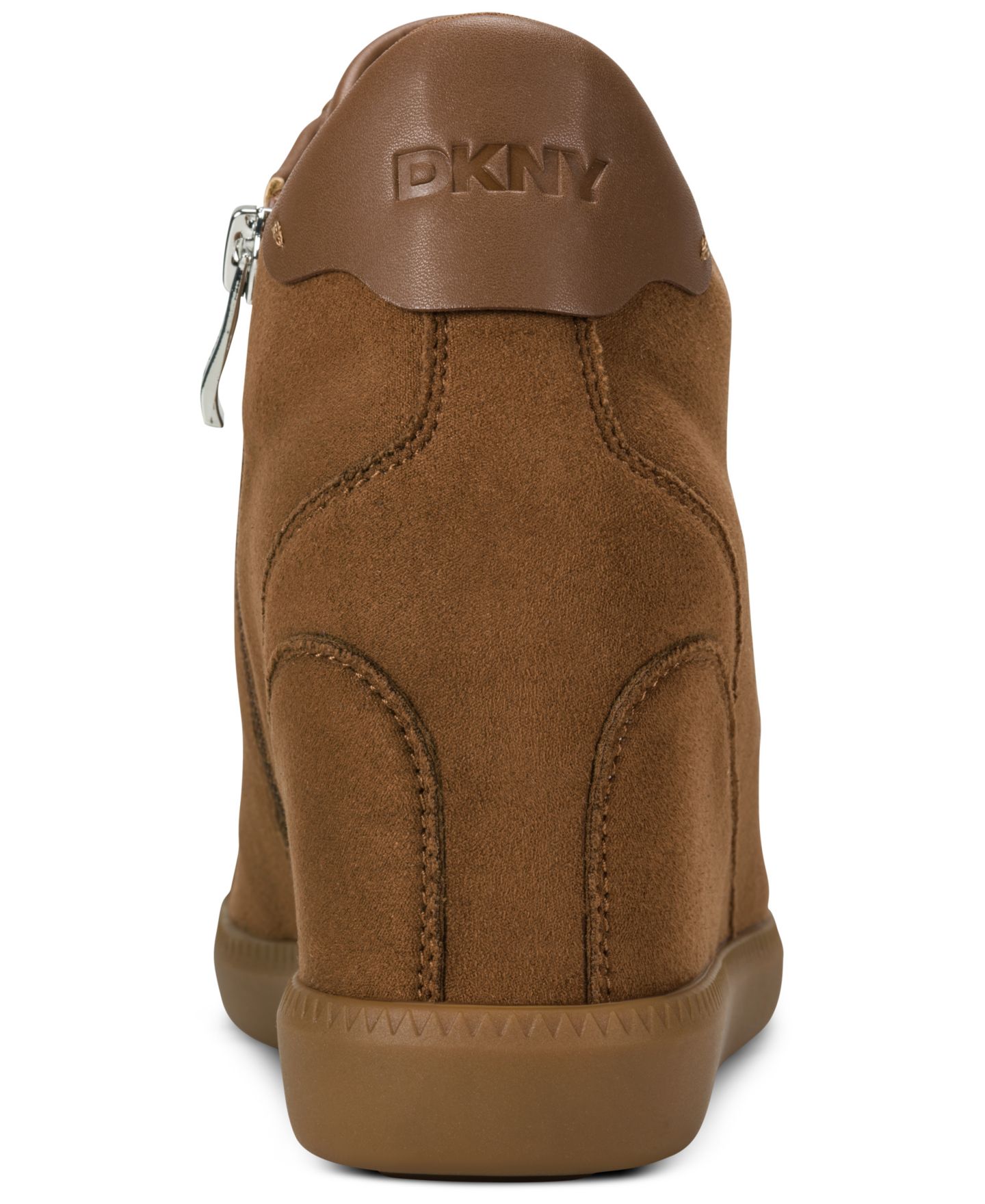 Женские кроссовки DKNY Sammy Lace-Up Wedge, цвет: Орех — фото 3