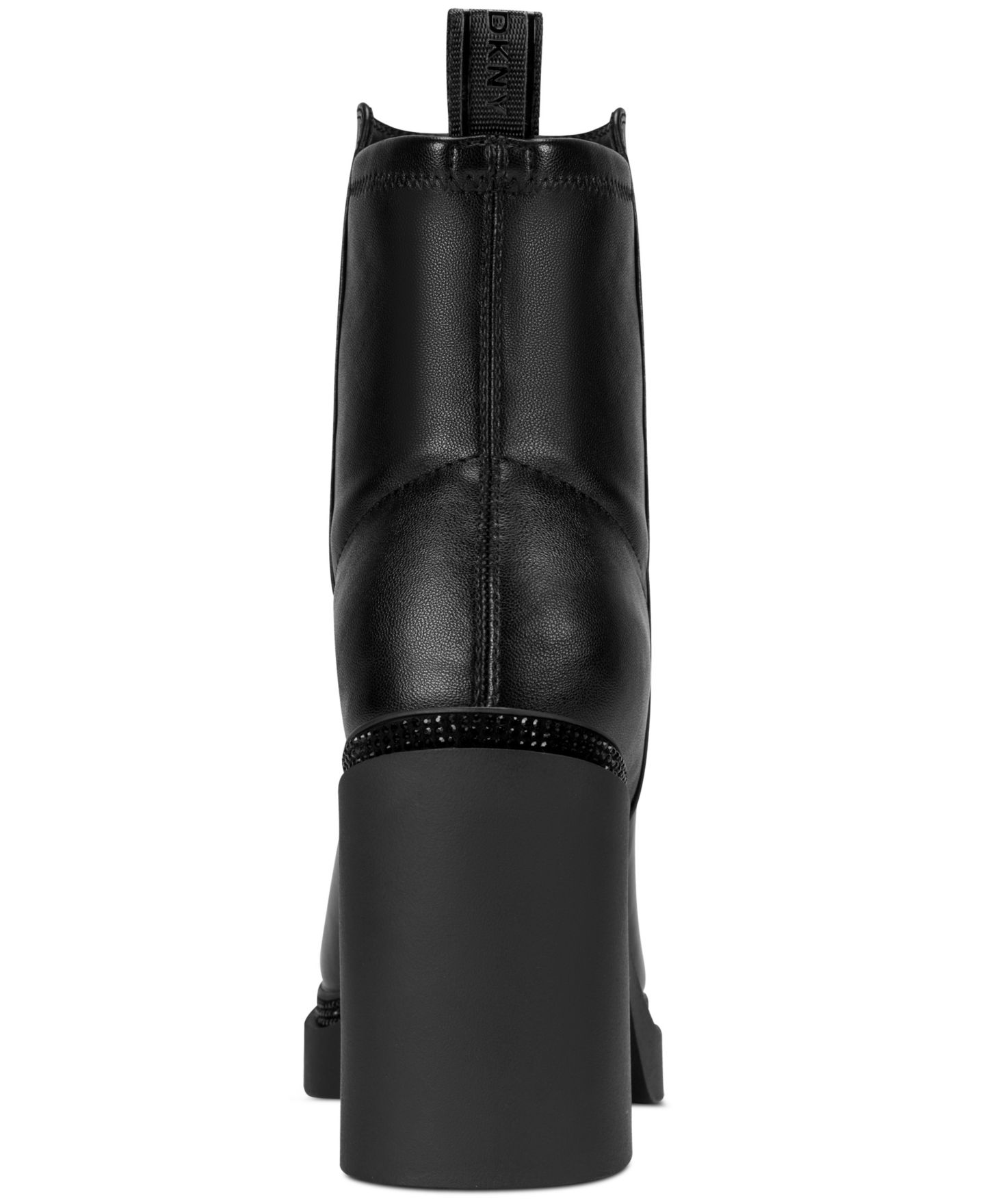 Женские ботинки DKNY Telsi Platform Block Heel Booties, цвет: Чёрный — фото 3