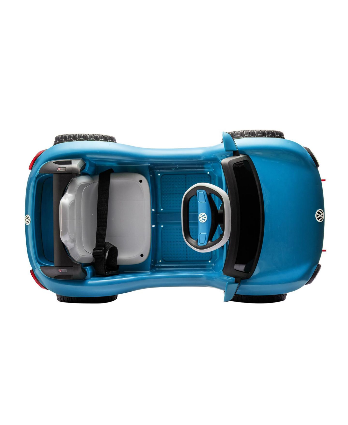 Детская игрушка homfan Licensed Volkswagen Beetle 12V Ride-On Car with Remote Control, LED Lights, Music, 66 lb Capacity, Ages 3+, цвет: Синий — фото 8