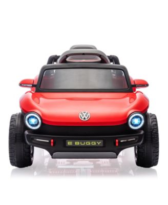 Licensed Volkswagen Beetle 12V Ride-On Car with Remote Control, LED Lights, Music, 66 lb Capacity, Ages 3+