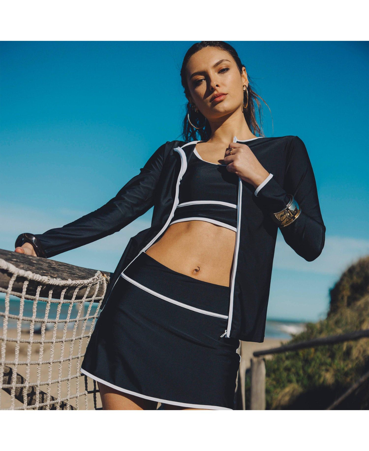 Women's Full Zip Peyton Two-Toned Collection