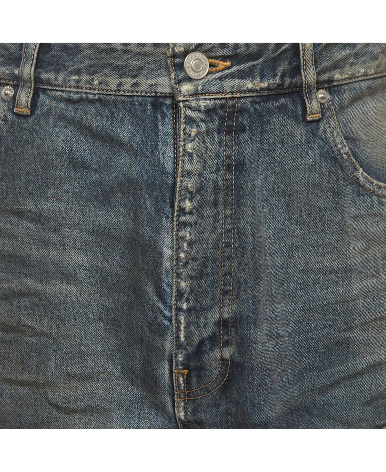 Men's Denim Apron Skirt Docking Pants