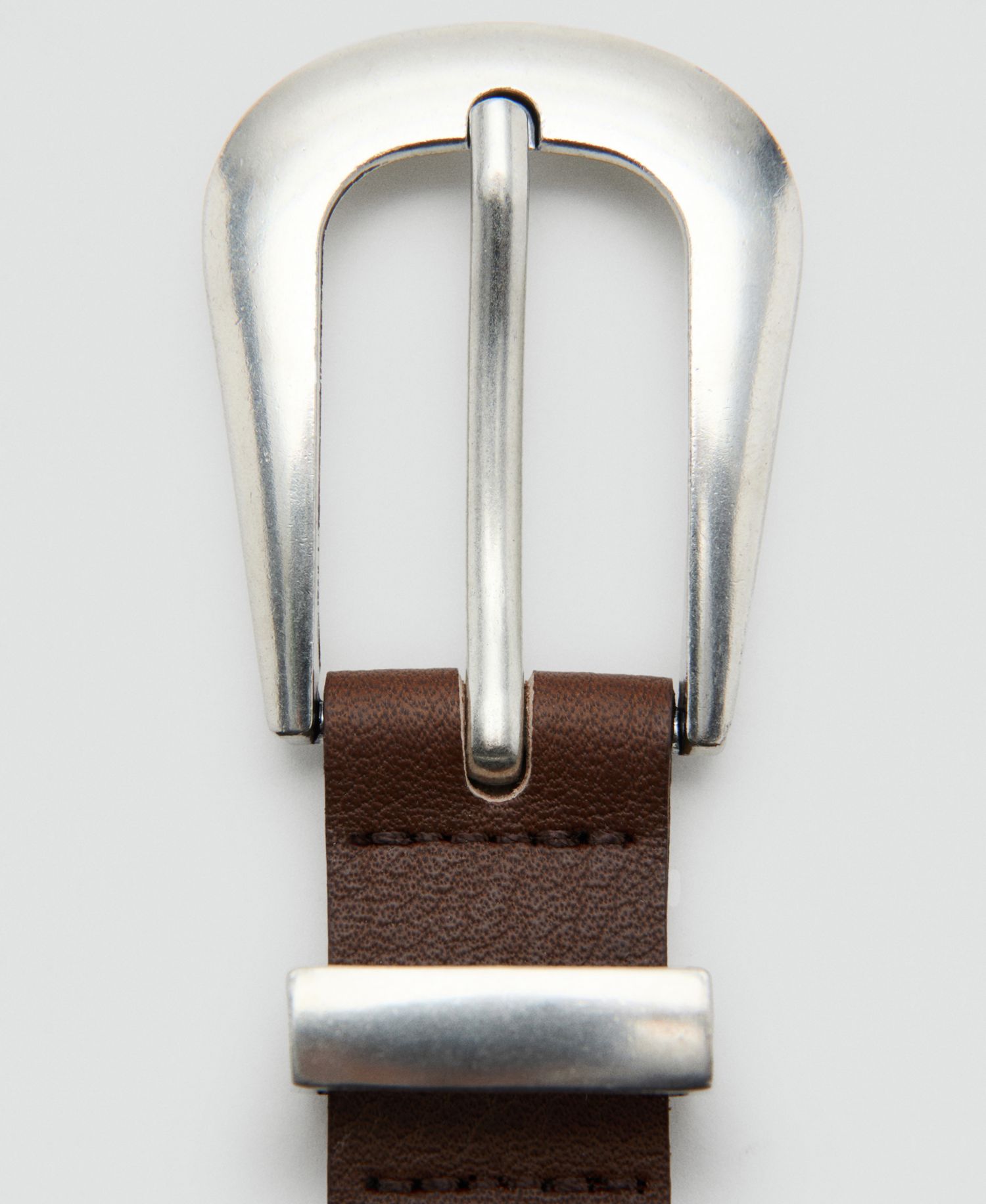 Women's Metal Detail Leather Belt