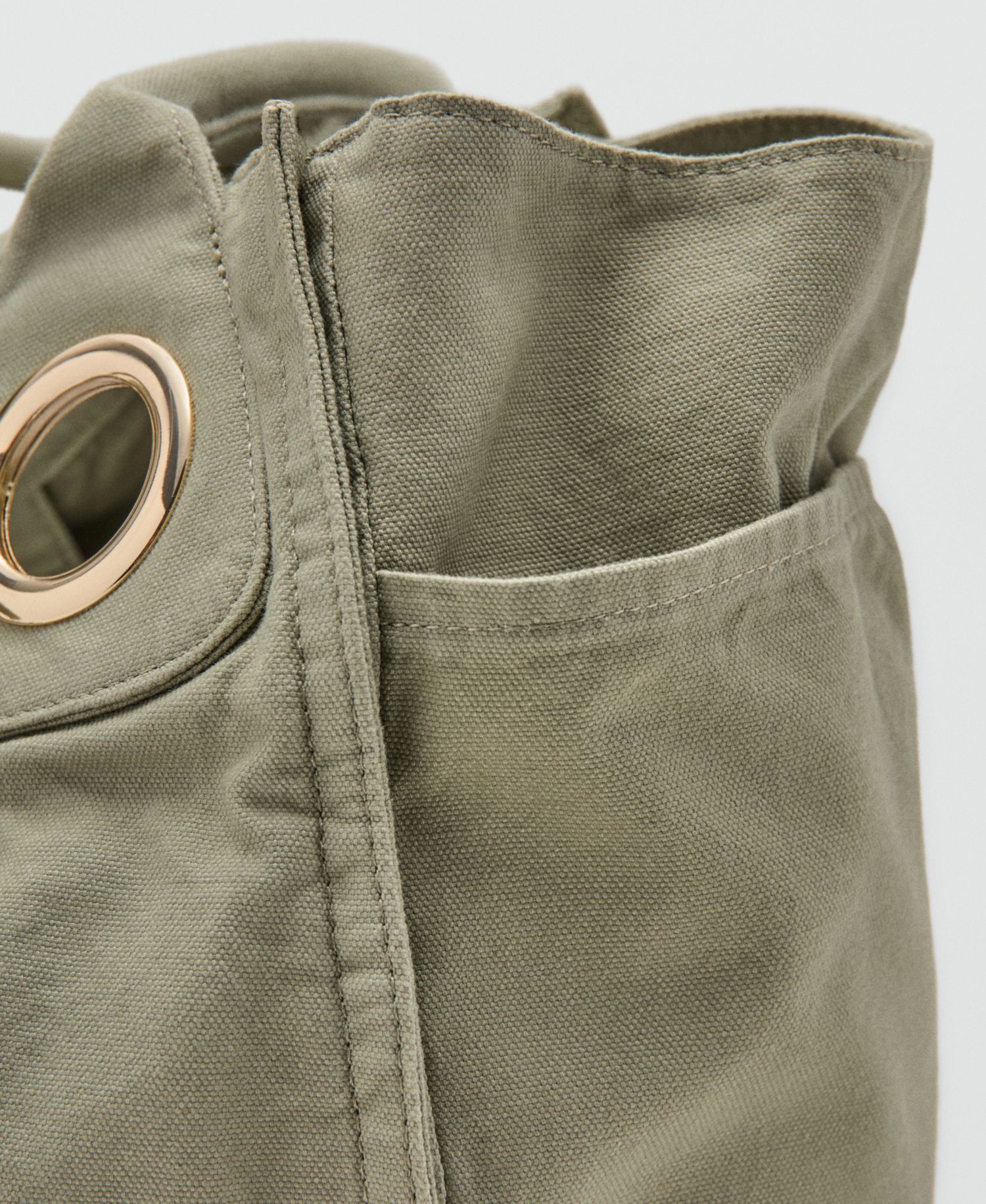 Women's Eyelets Canvas Bag