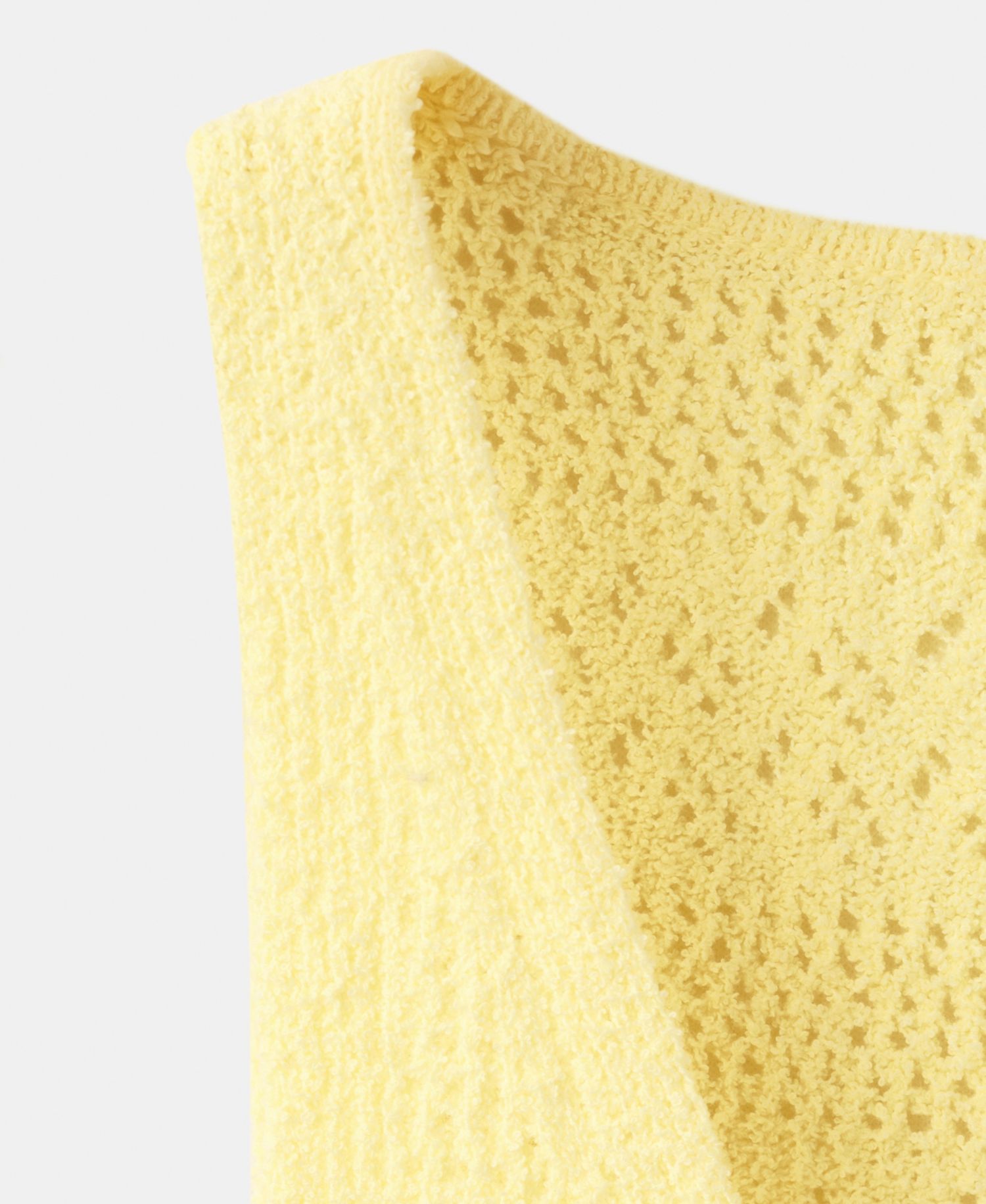 Women's Buttons Crocheted Vest