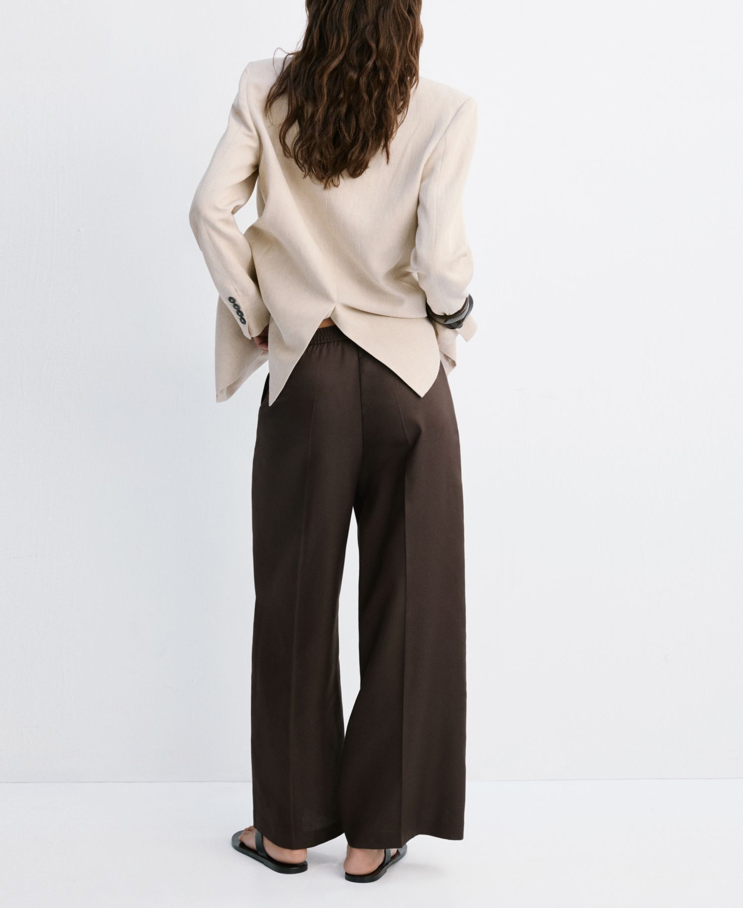 Women's High-Waisted Lyocell Pants