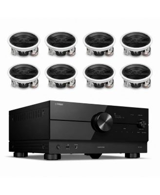 RX-A4A 7.2 AV Receiver with 4-Pair In-Ceiling Speakers